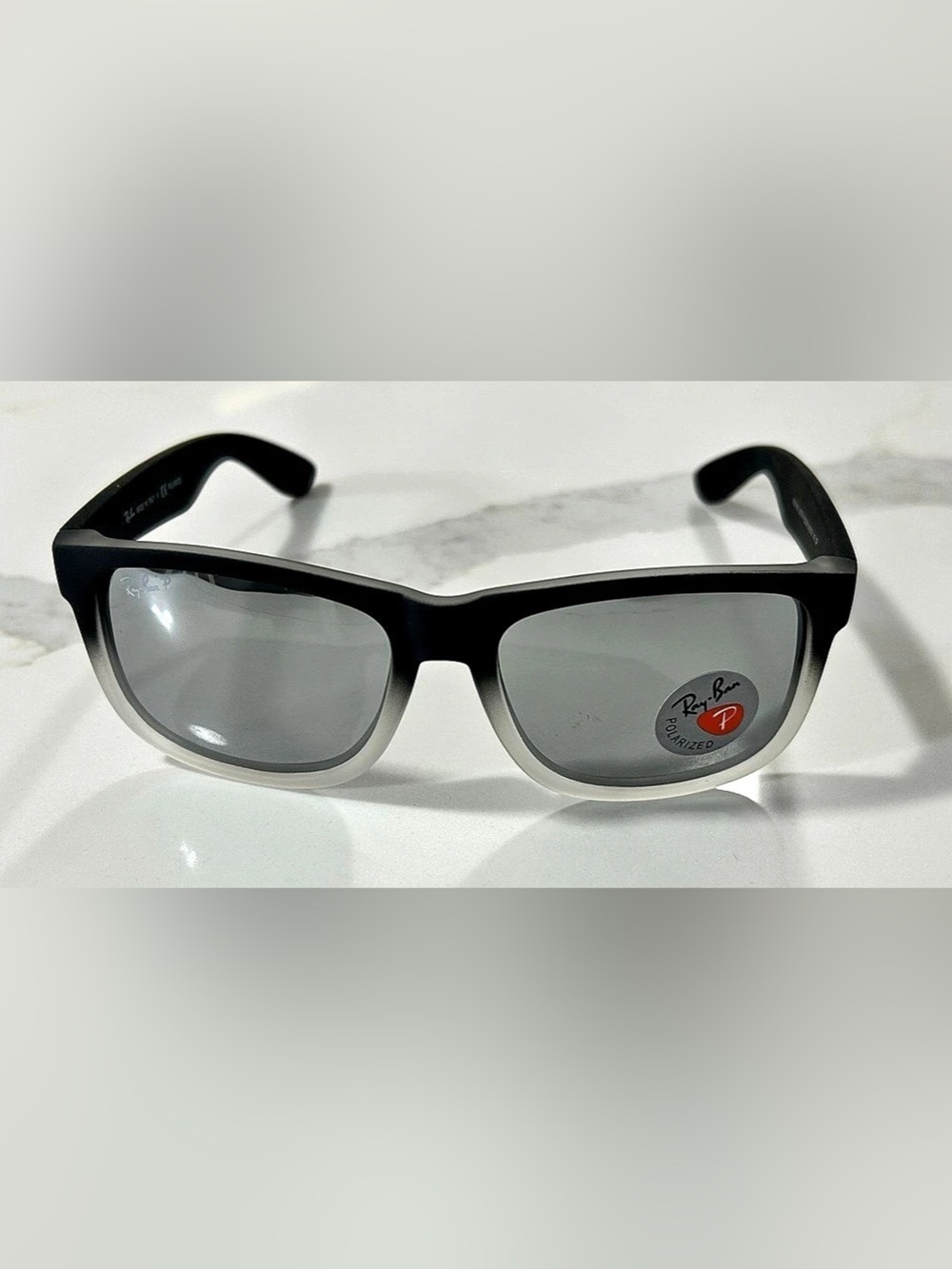 Ray-Ban Justin Polarized Sunglasses Black & Gray